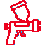 Icono pistola de pintura